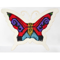 民族風蝴蝶刺繡手工冰箱貼